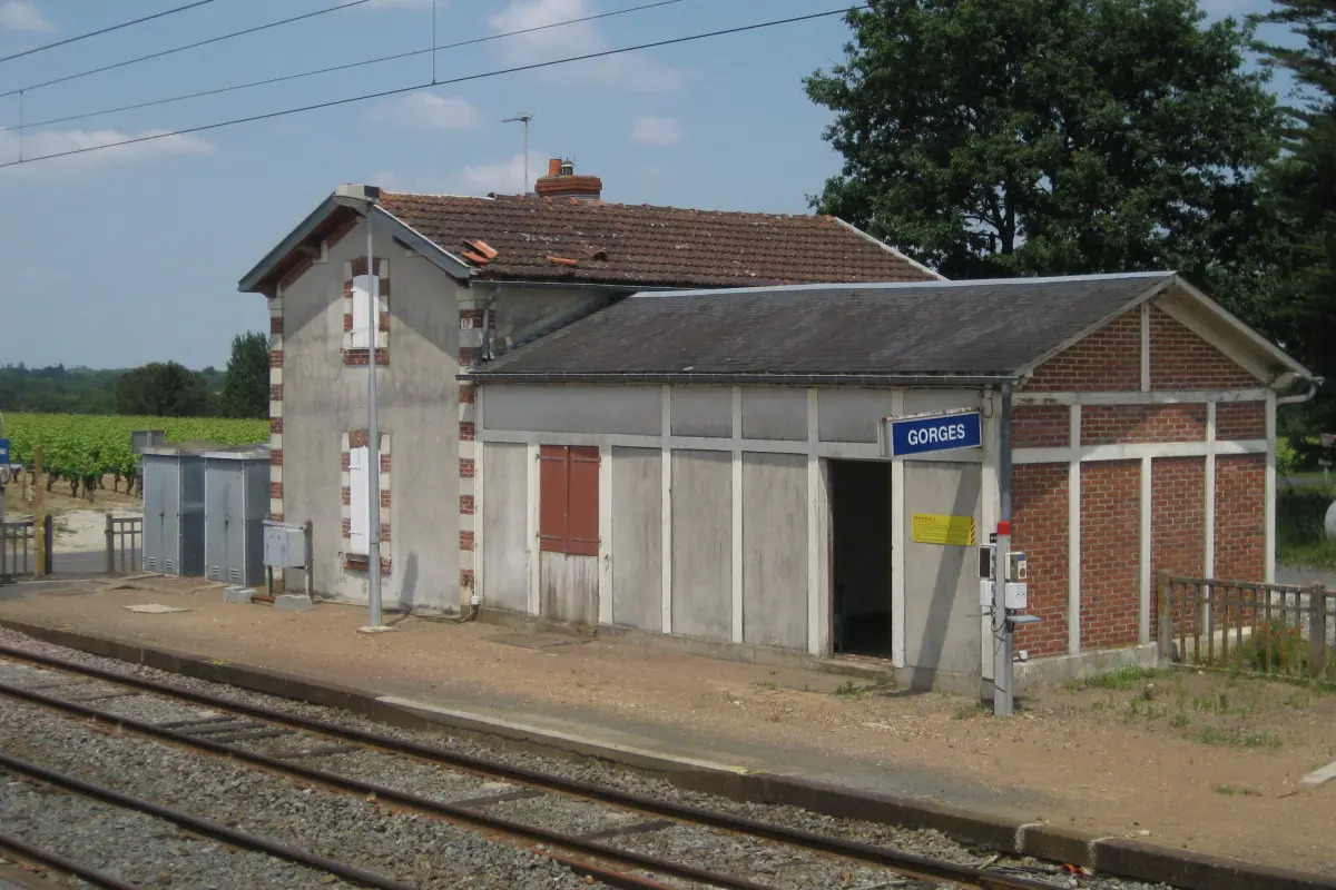 Ancienne gare de Gorges à la Gohardière.