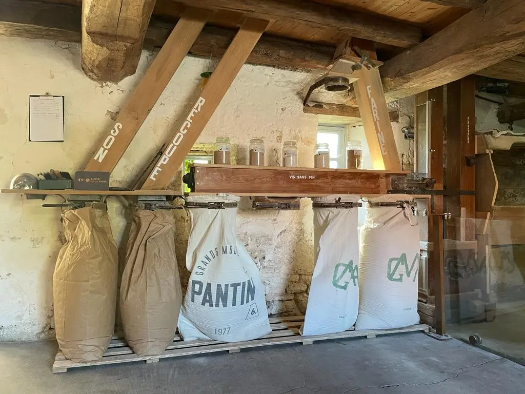 Le Moulin en fonctionnement