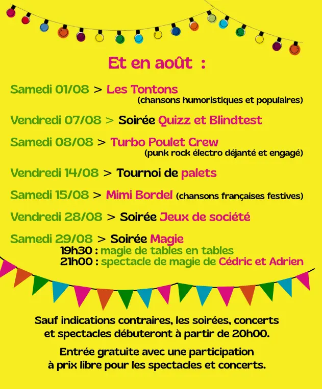 La Belle Verte, Mimi Bordel (chansons françaises festives)