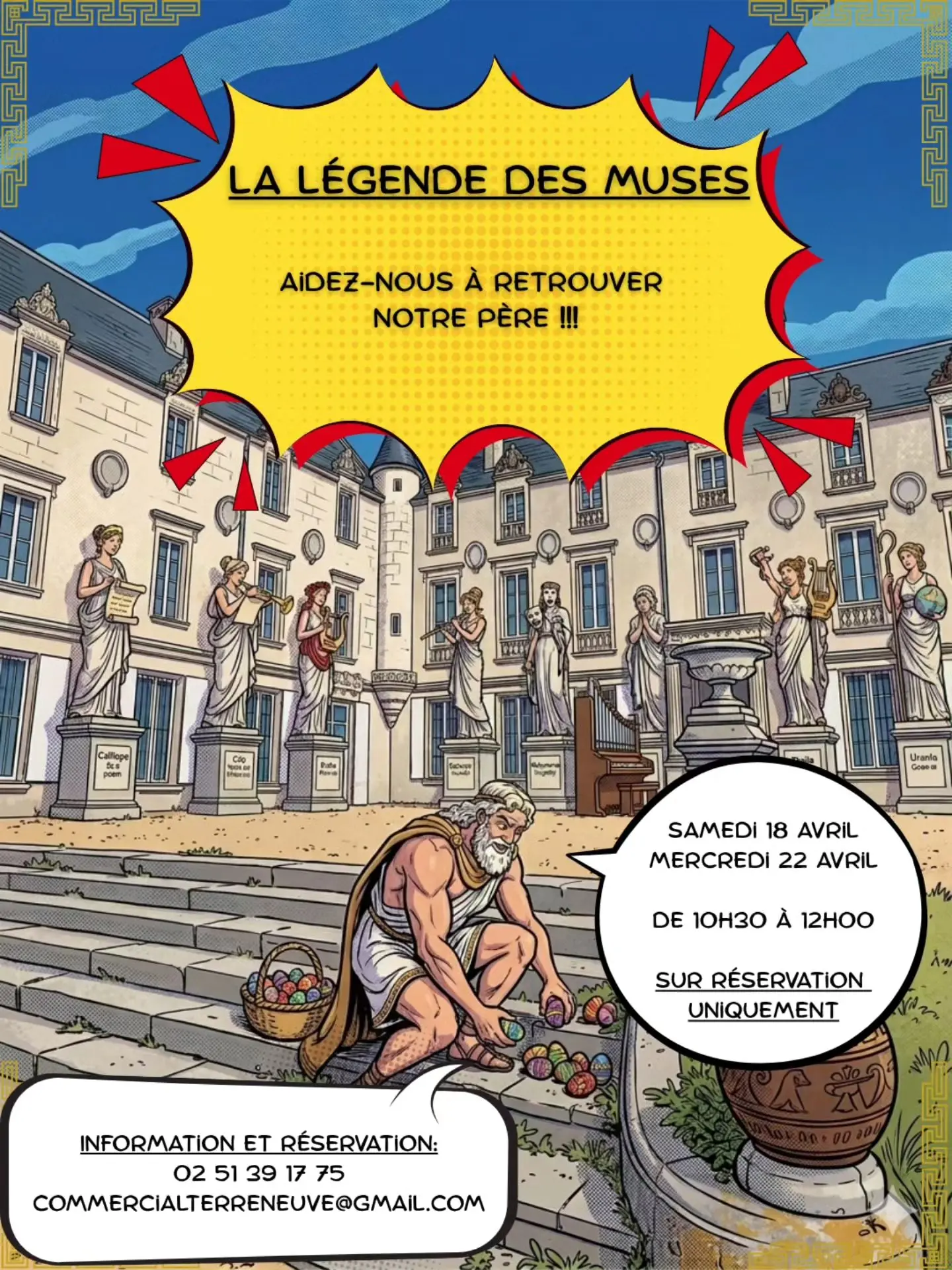 Les Muses au Château de Terre Neuve