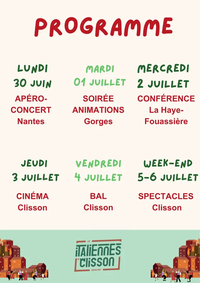 Les italiennes de Clisson