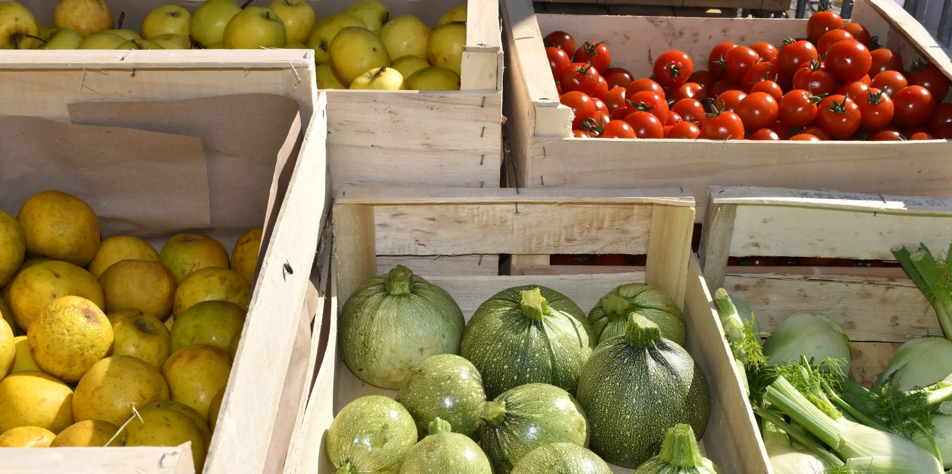 Marché-fruits et légumes