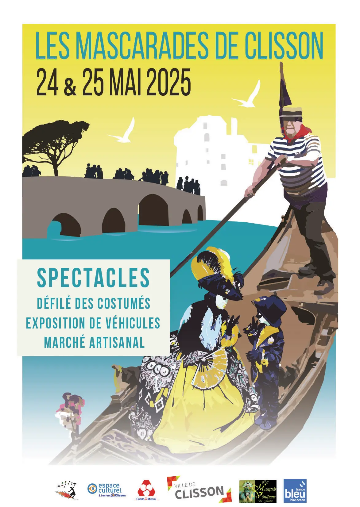 Affiche les Mascarades 2025