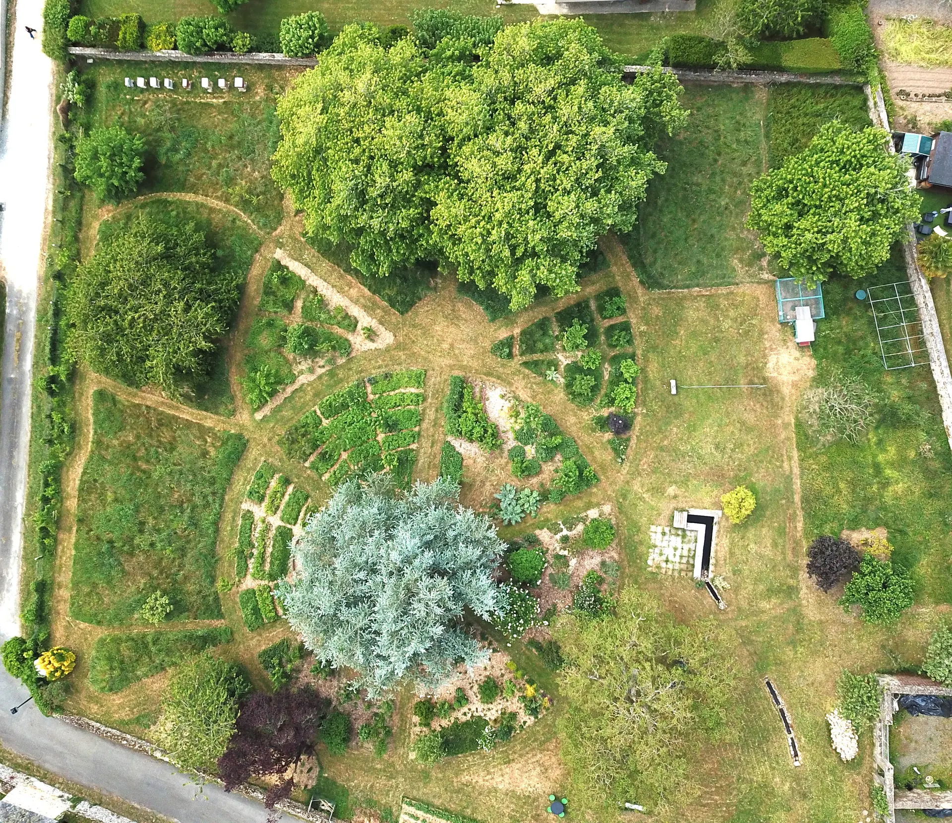 Oasis Gourmande vue du ciel