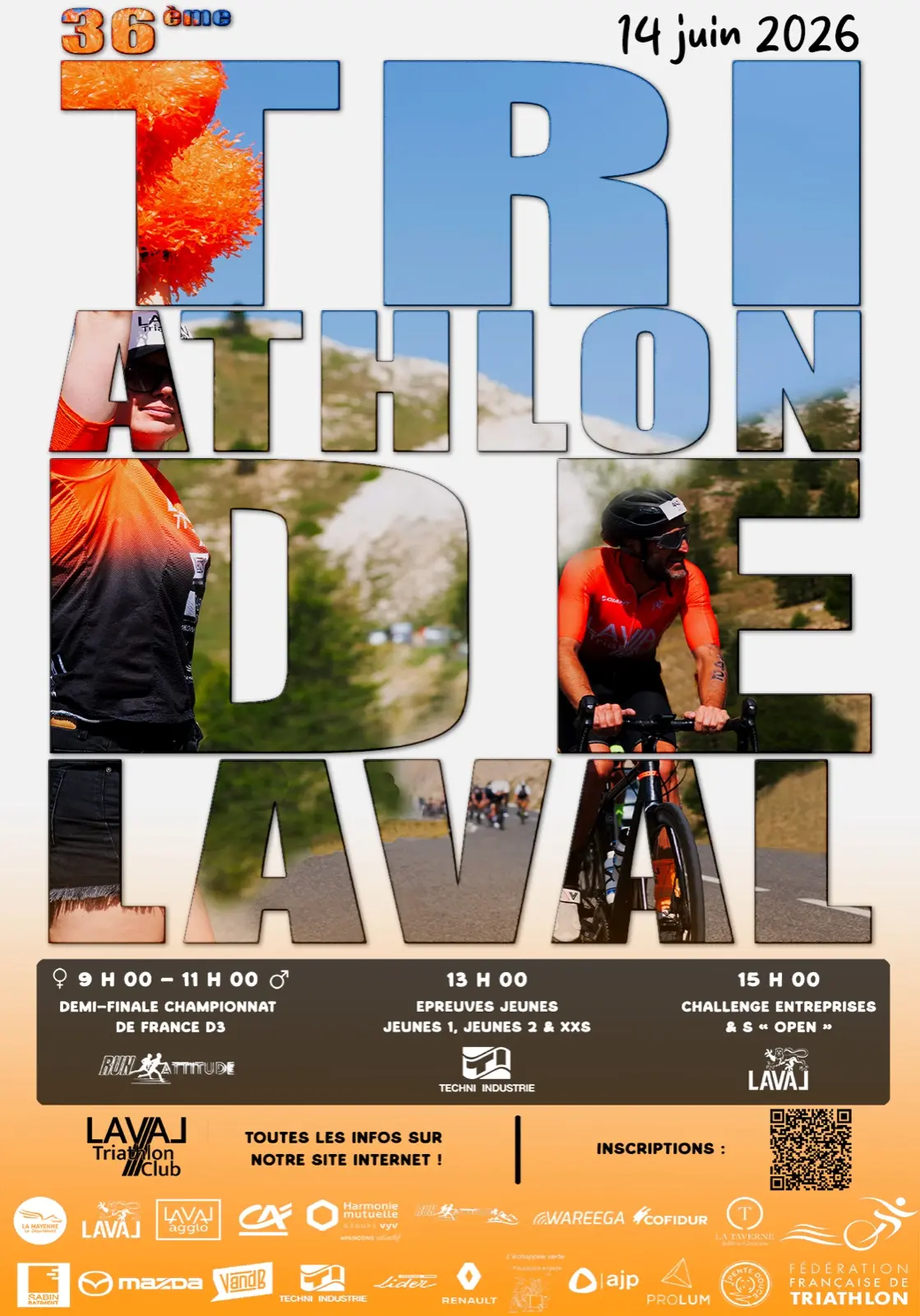 Affiche triathlon Laval
