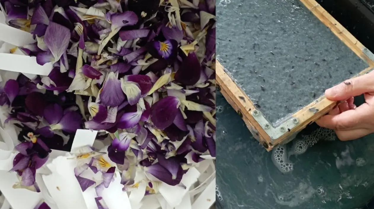 Atelier papier recyclé