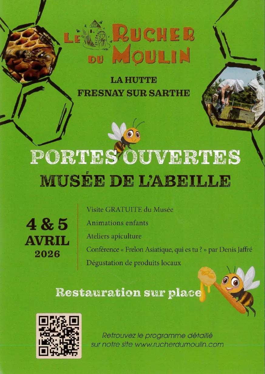 Portes ouvertes Musée de l'Abeille 4-5 04 2026