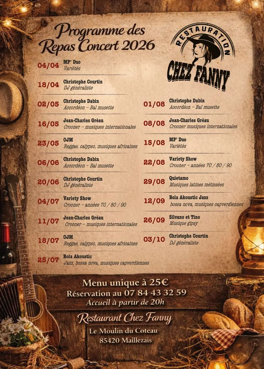 Programme Ete Chez Fanny