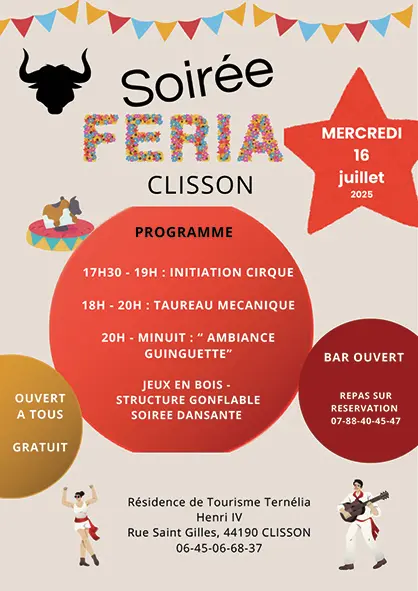 Soirée féria Affiches