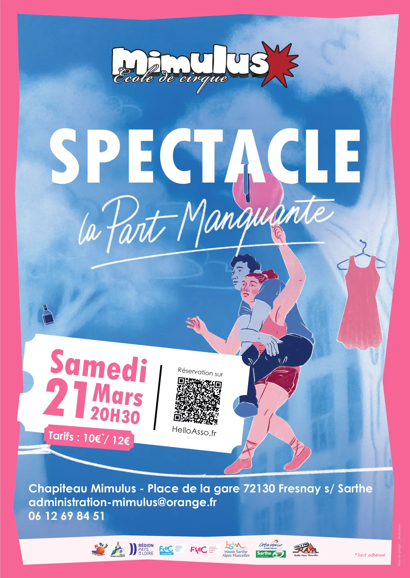 Spectacle La Part manquante Mimulus Fresnay 21 03