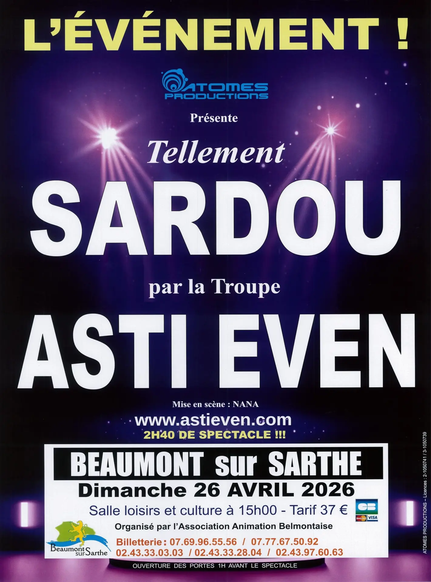 Spectacle Sardou 26 04 2026