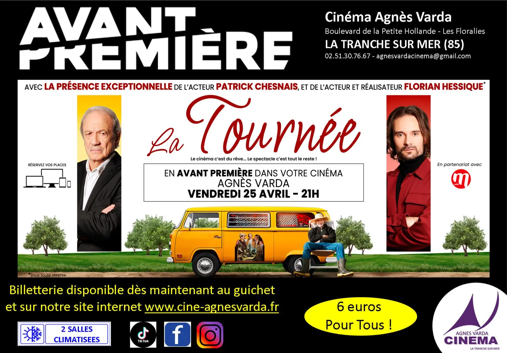 affiche la tournee flyer