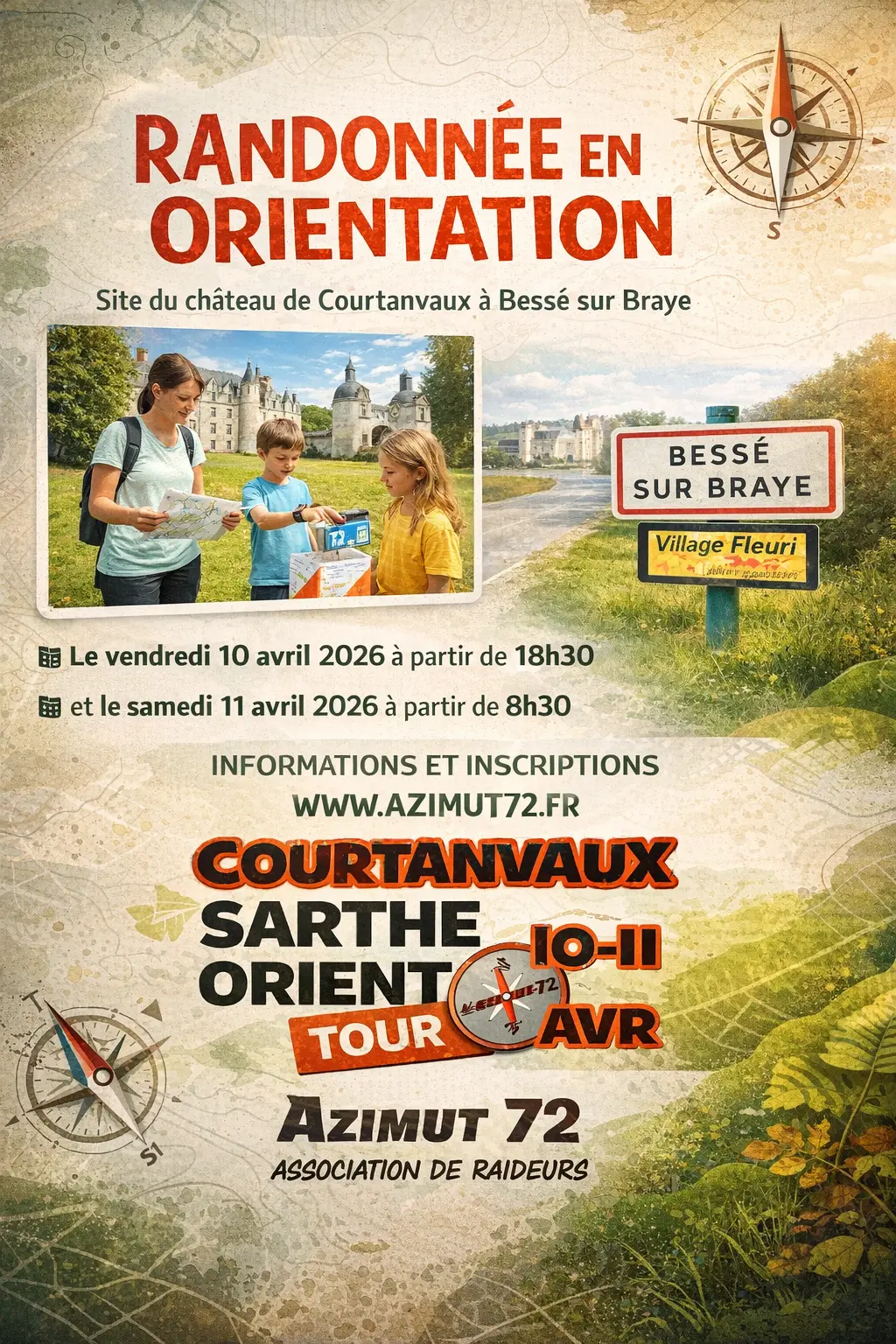 affiche rando Courtanvaux