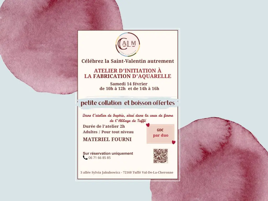 Atelier d'initiation à l'aquarelle artisanale