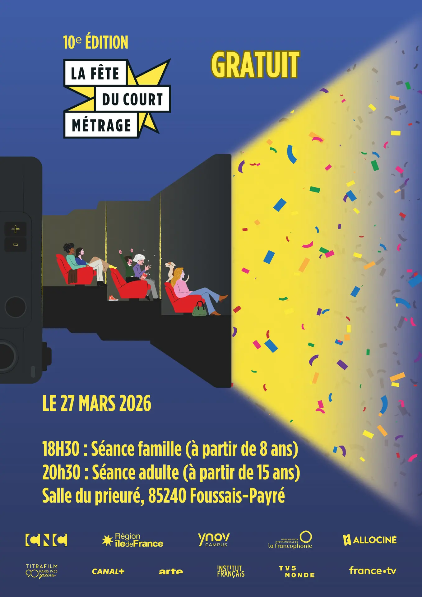 Fête du court-métrage Foussais-Payré