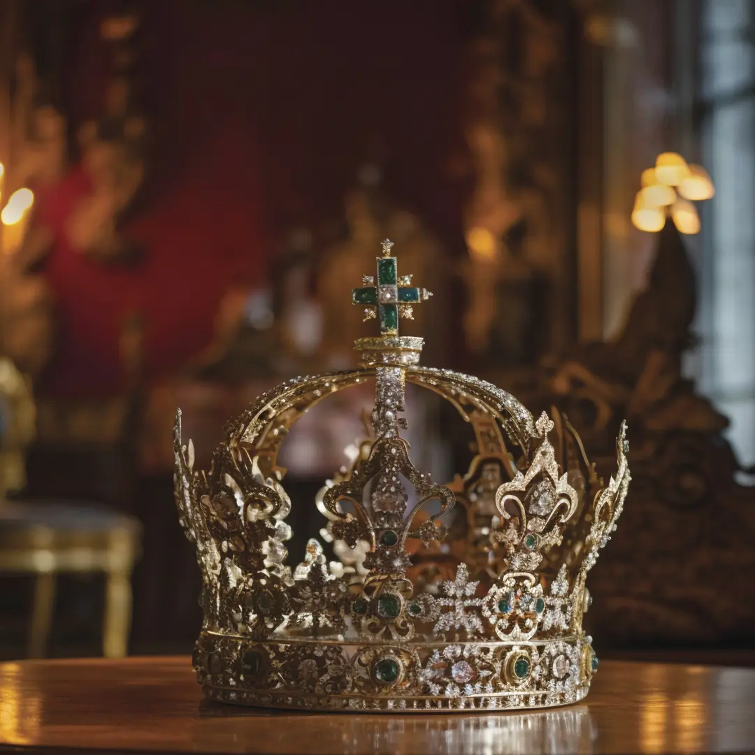 medieval-crown-royalty-still-life_Quatrain_HauteGoulaine_levignobledenantes-tourisme.com