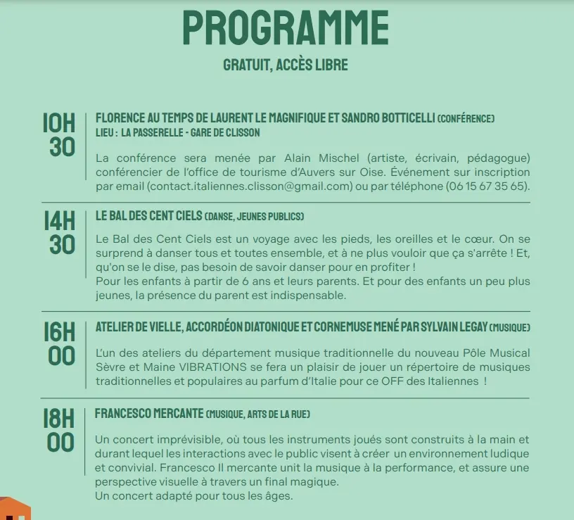 off italiennes de clisson programme 2024