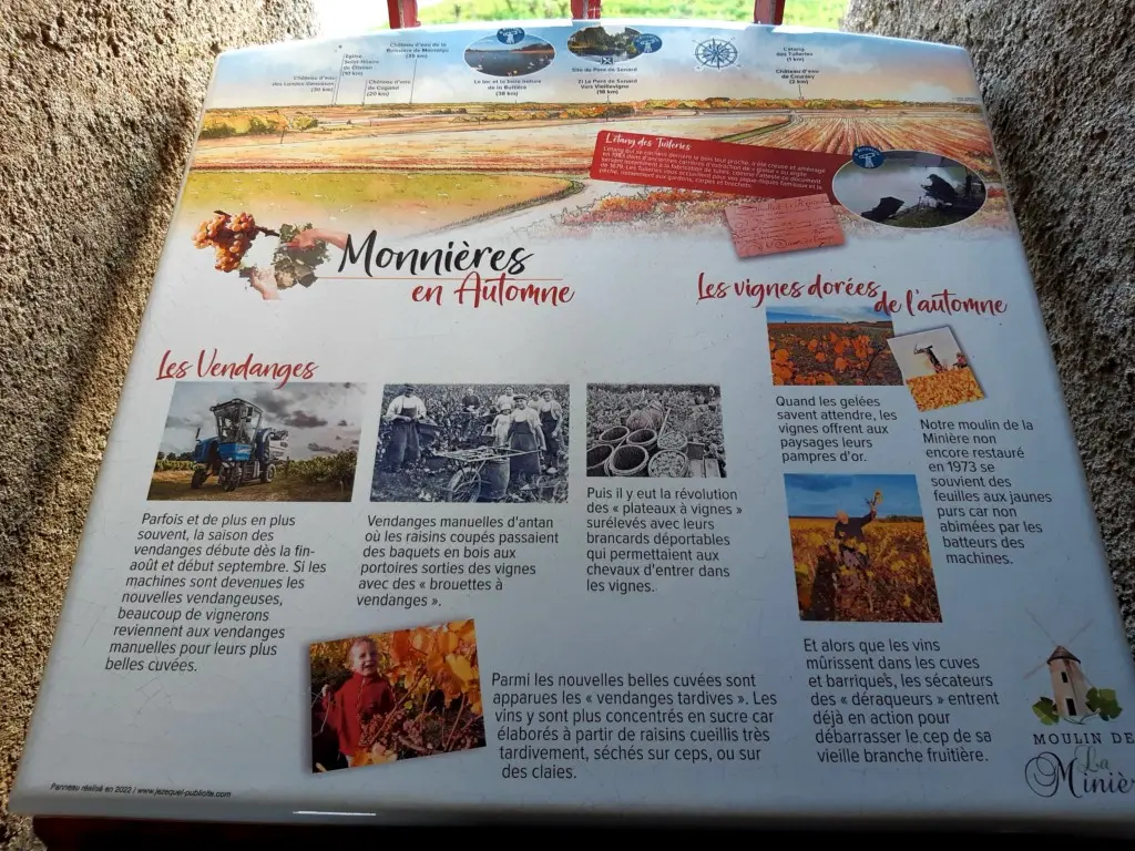 Point de vue au Moulin de la Minière à Monnières