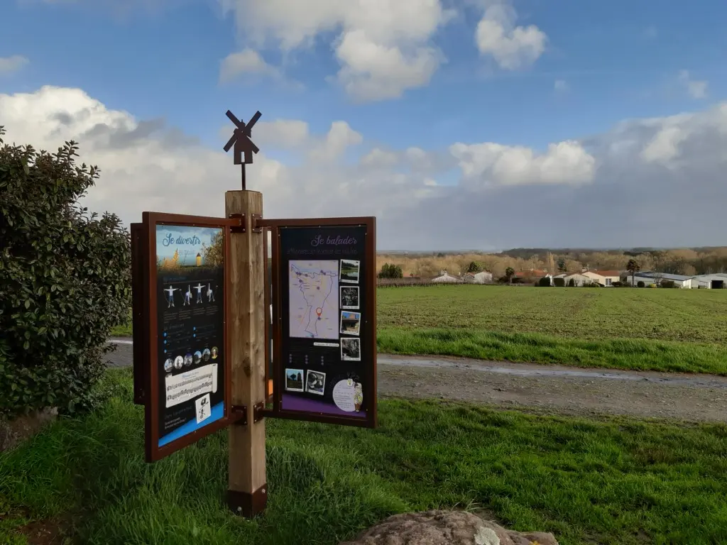 Point de vue au Moulin de la Minière à Monnières