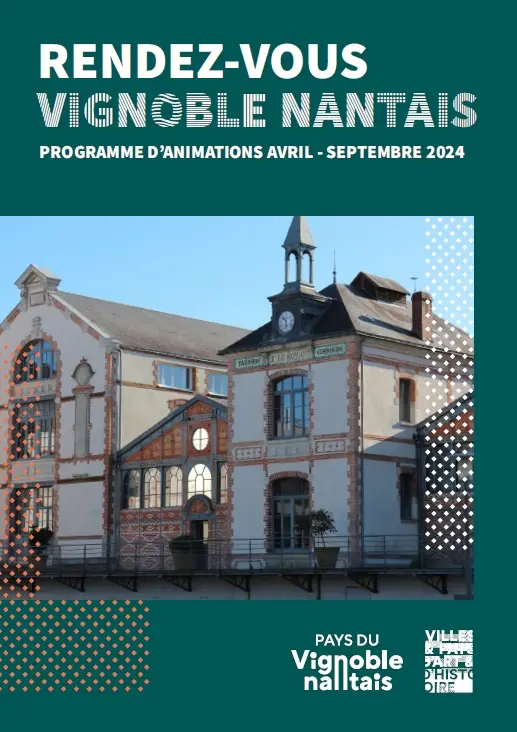 programme rendez vous pays d'art et d'histoire du vignoble nantais 2024