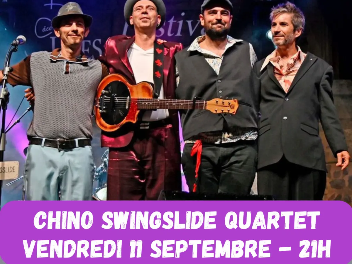 Chino Swingslide Quartet en concert