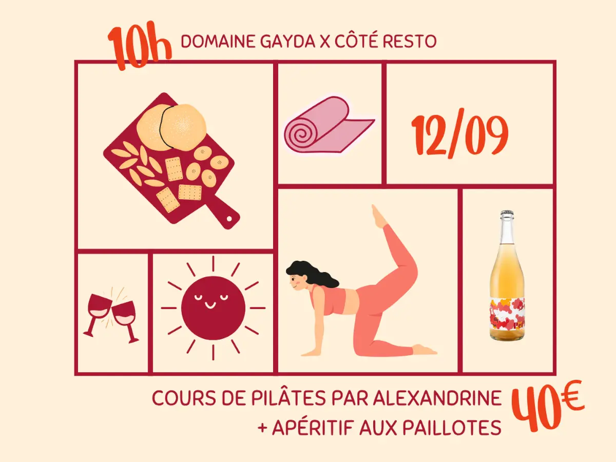 Pilâtes et Apéritif - Domaine Gayda