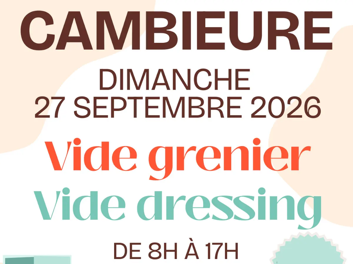 vide grennier Cambieure