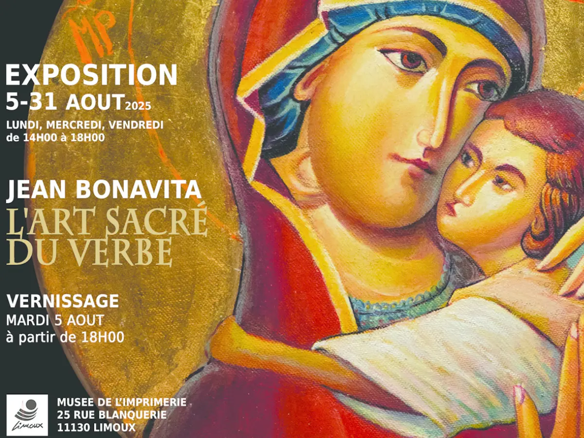 EXPOSITION- JEAN BONAVITA L'ART SACRE DU VERBE