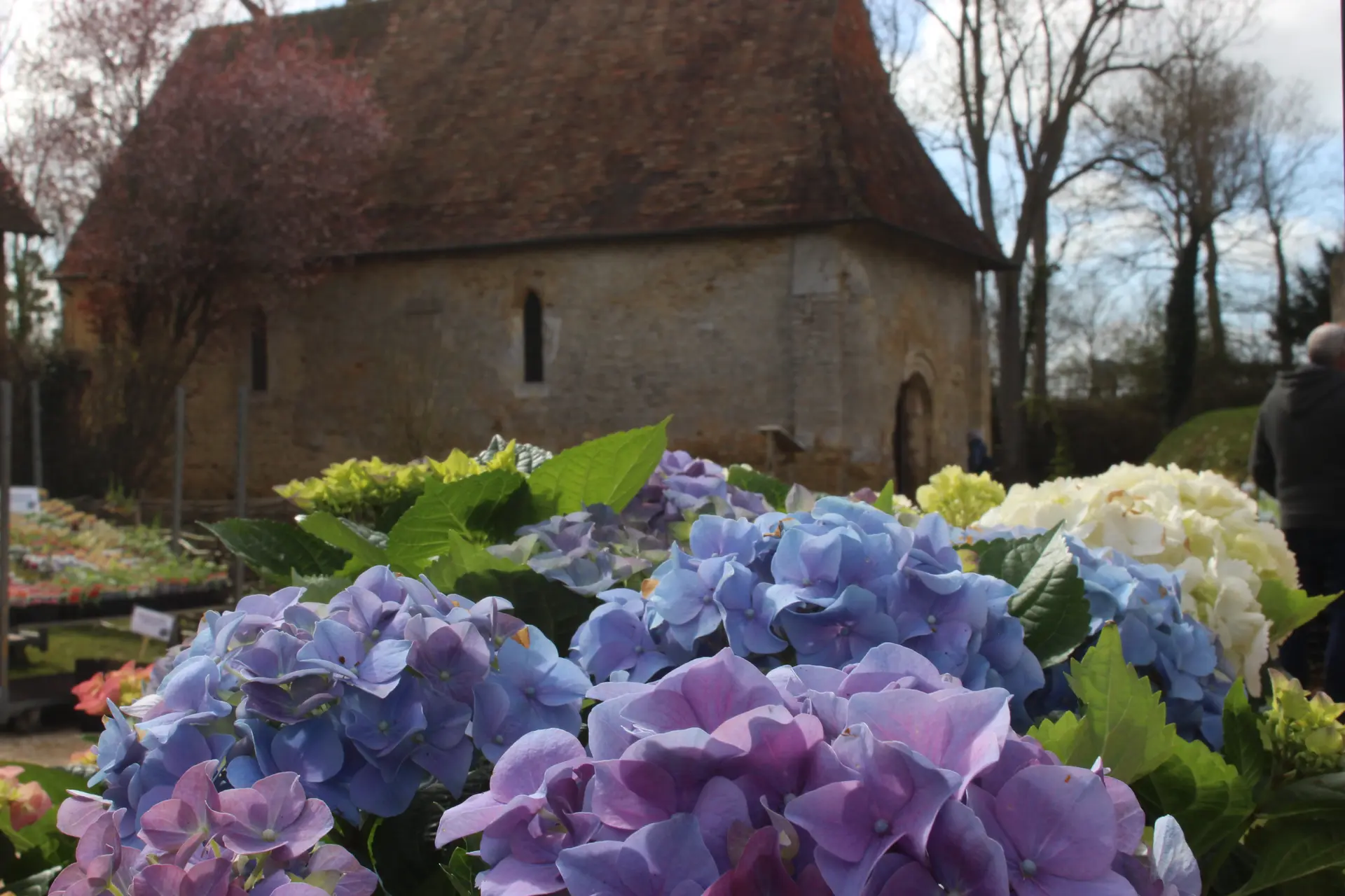 chapelle jardin château de Crèvecoeur