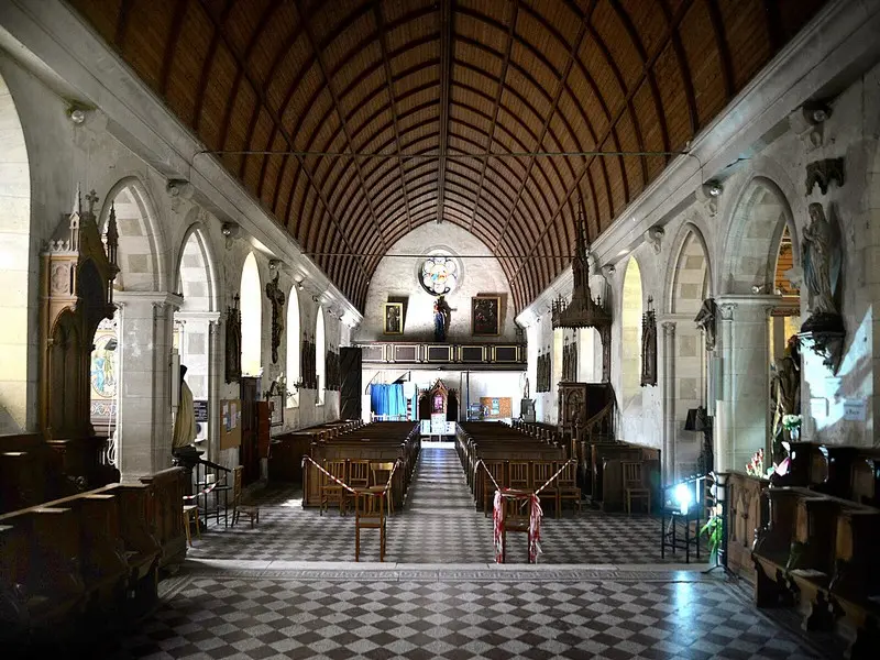 Nef depuis le chœur - Eglise Saint-Germain - Fervaques