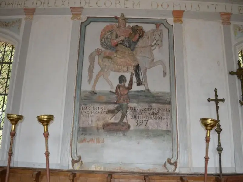 Saint Martin à cheval - La Croupte