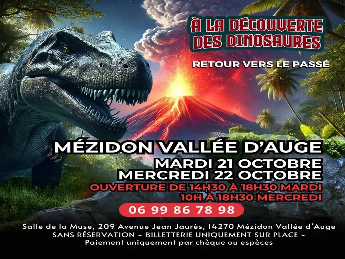 TS affiche dinosaures 21 oct 2025