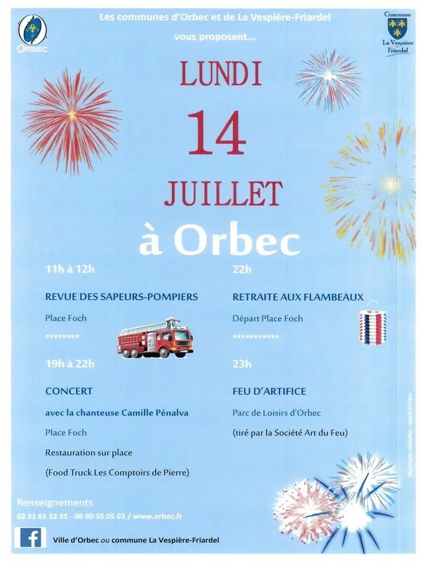 fête nationale Orbec