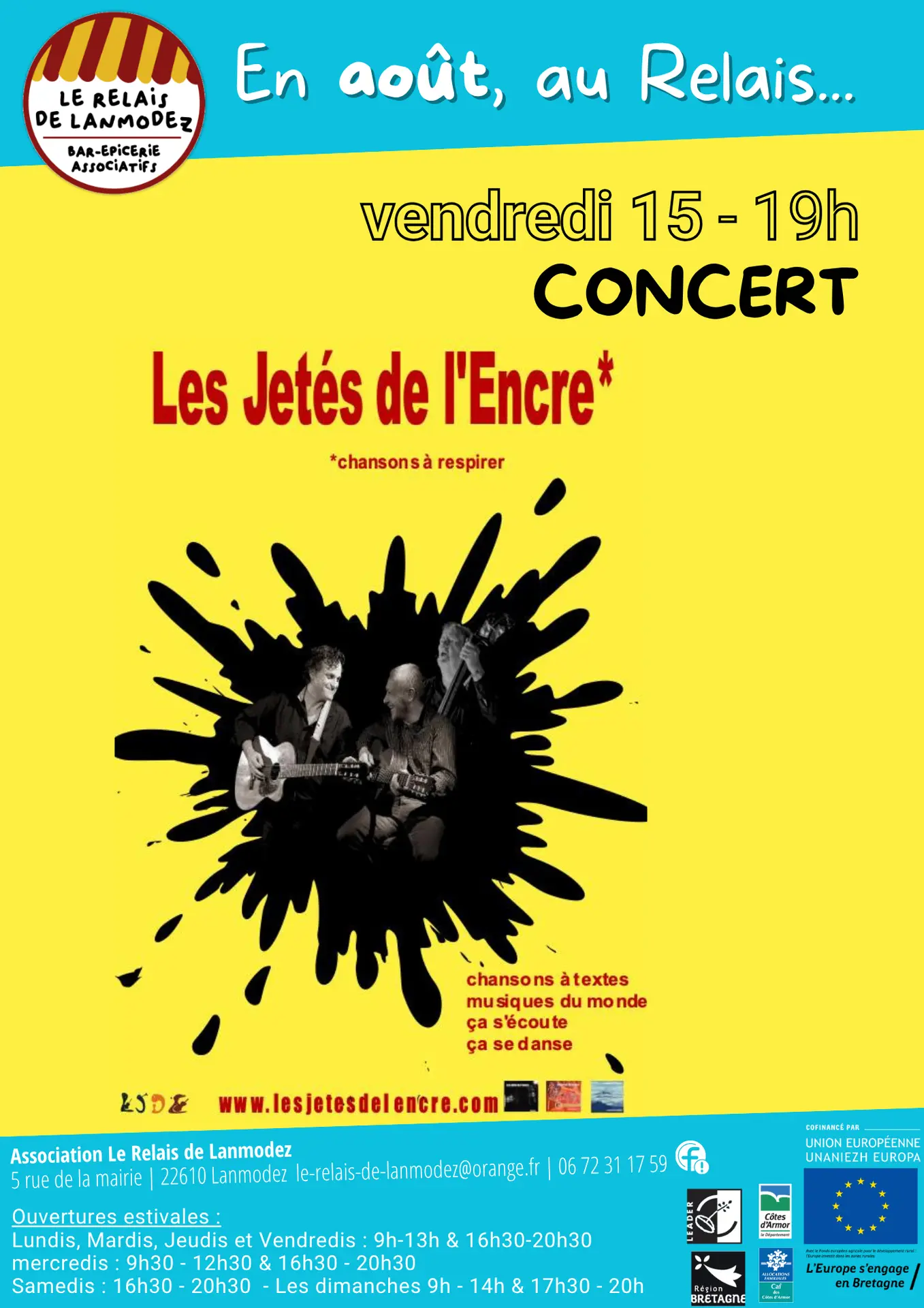 Concert Les Jetés de l'Encre