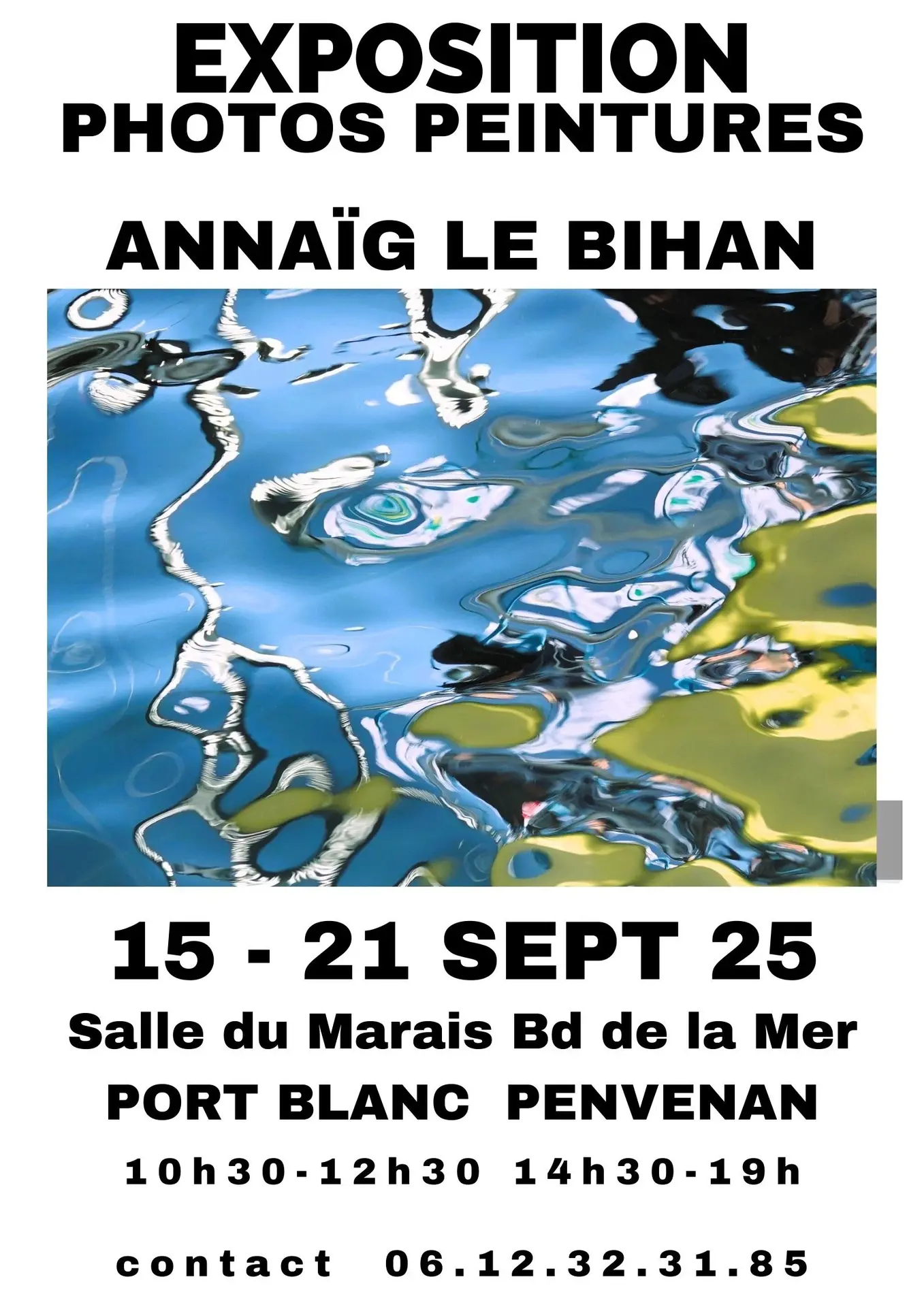 affiche expo Reflet bateau