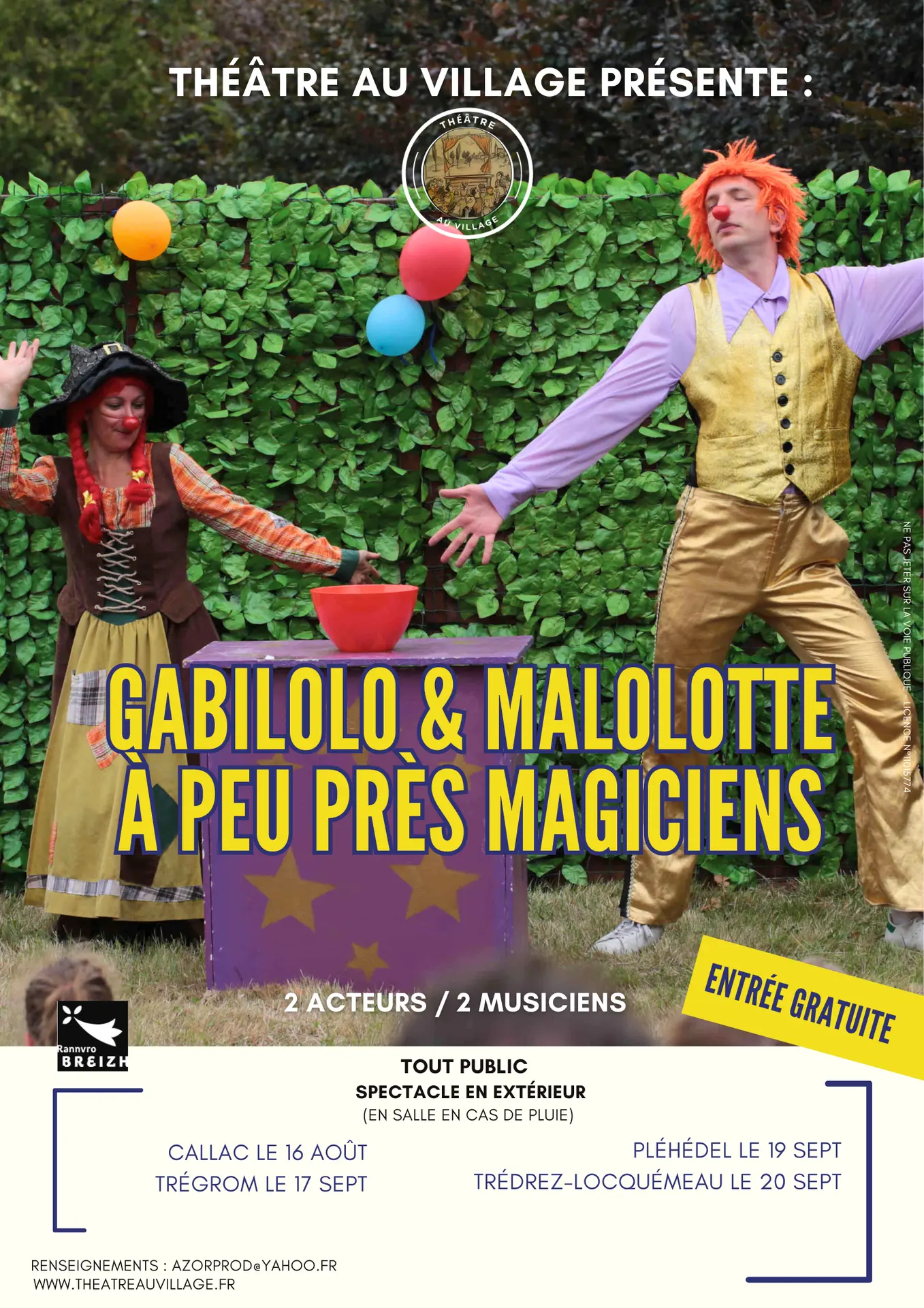 Affiche spectacle enfant