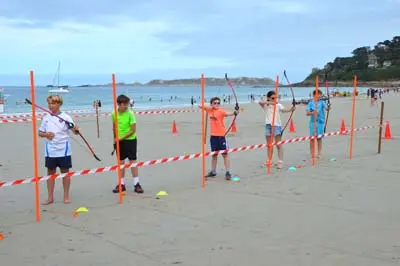 2025-07-18 Biathlon des sables junior Course et tir à l'arc (5)
