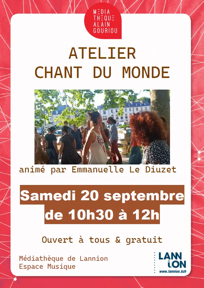 2025 09 20 Affiche atelier chant du monde