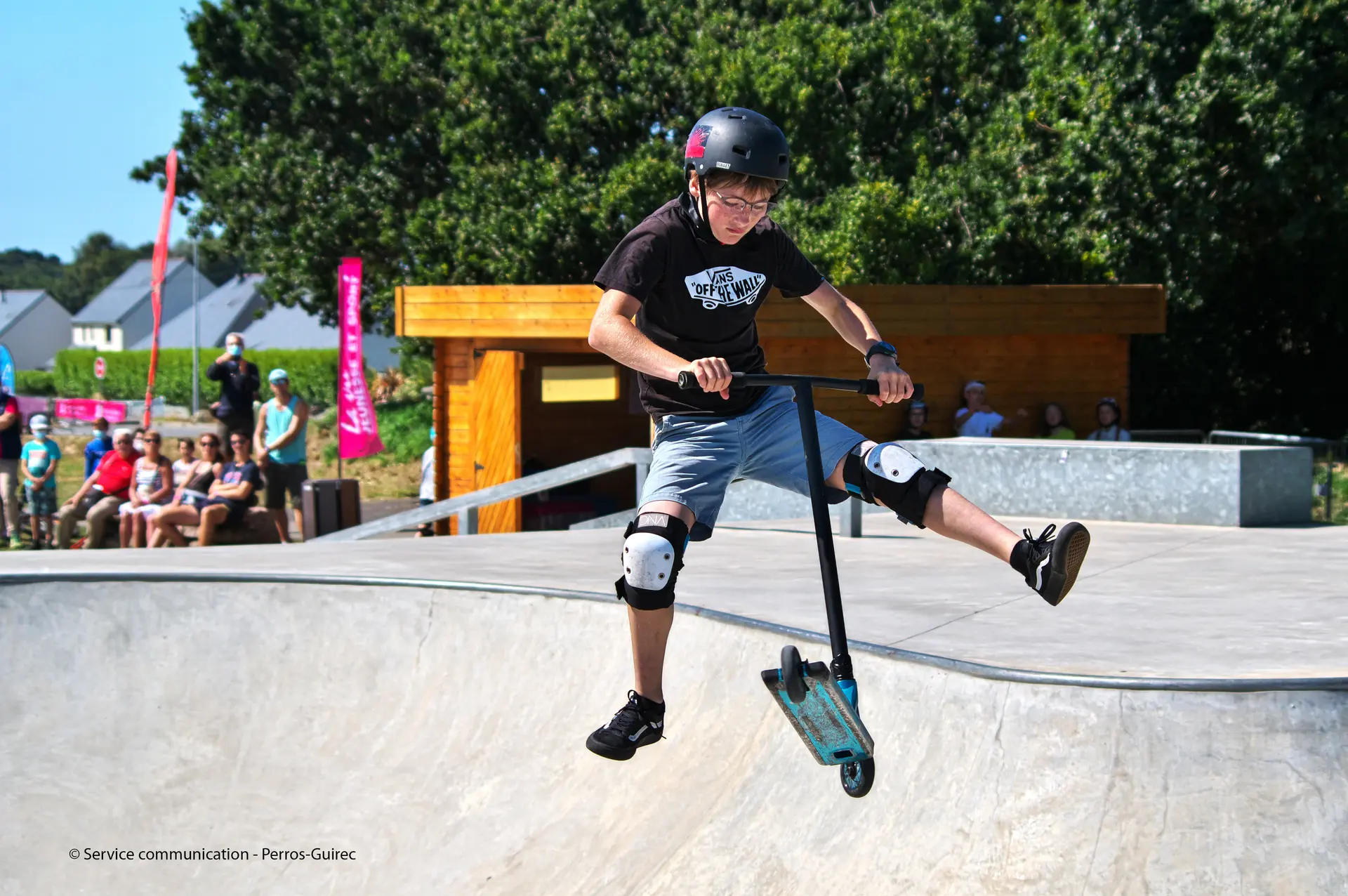 Trottinette au Granitpark