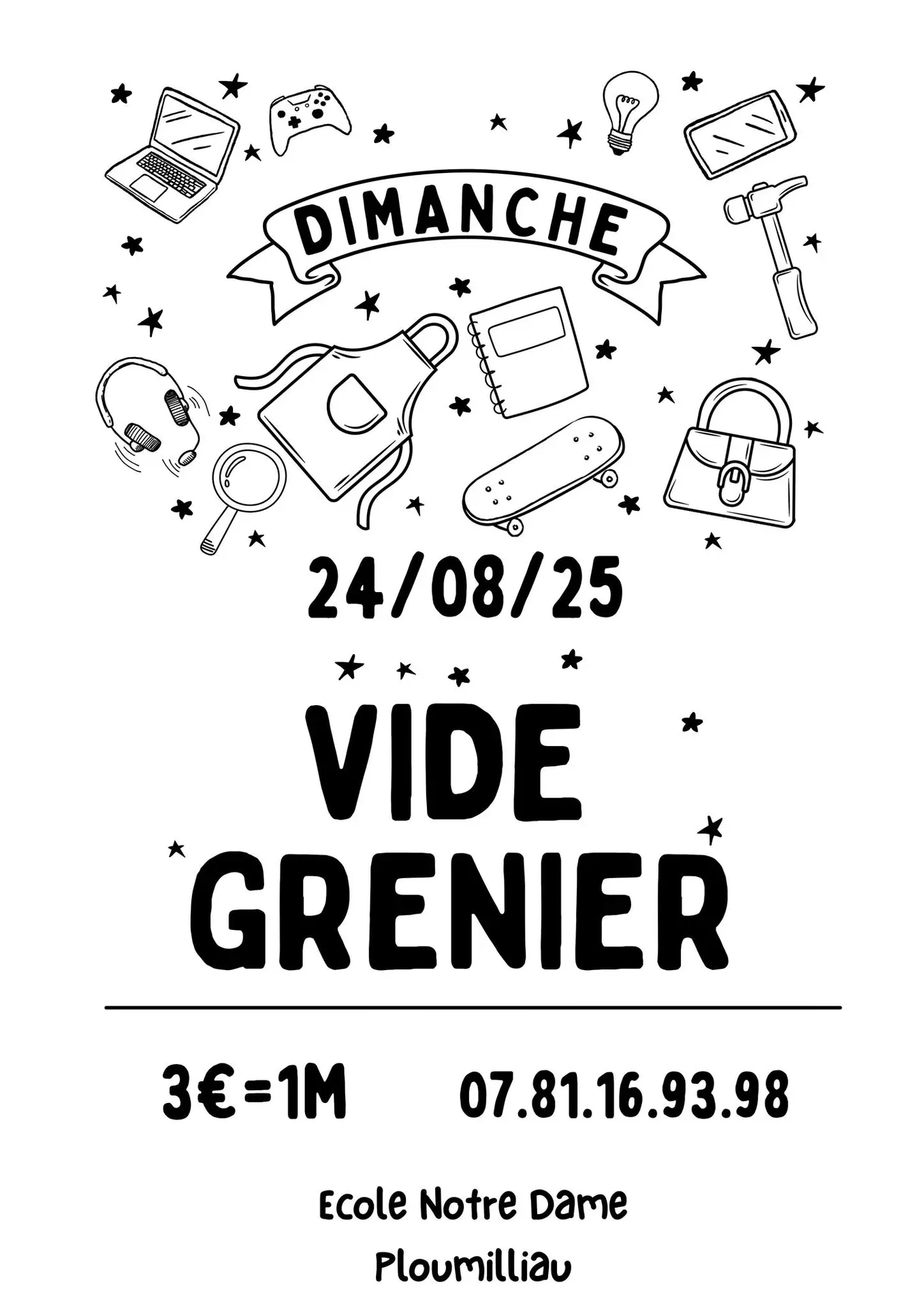 vide grenier Ploum
