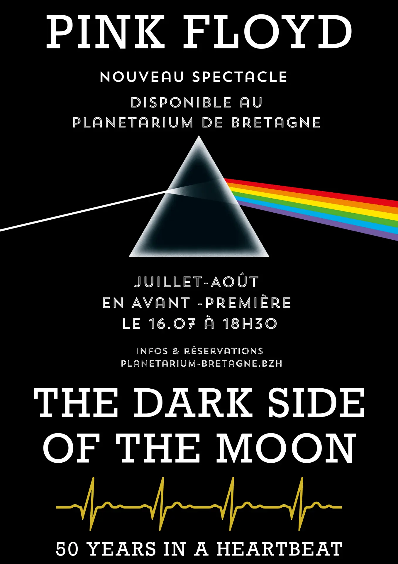 Affiche Pink Floyd (27.7 x 42 cm) (Affiche (portrait A3)) - 1