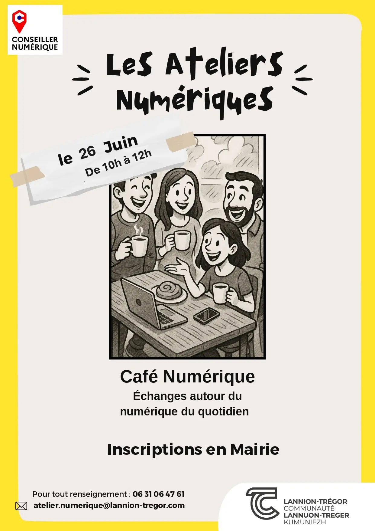 Ateliers numériques Juin