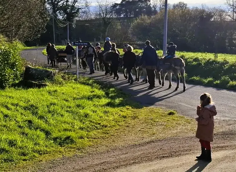 Balade à dos d'ânes