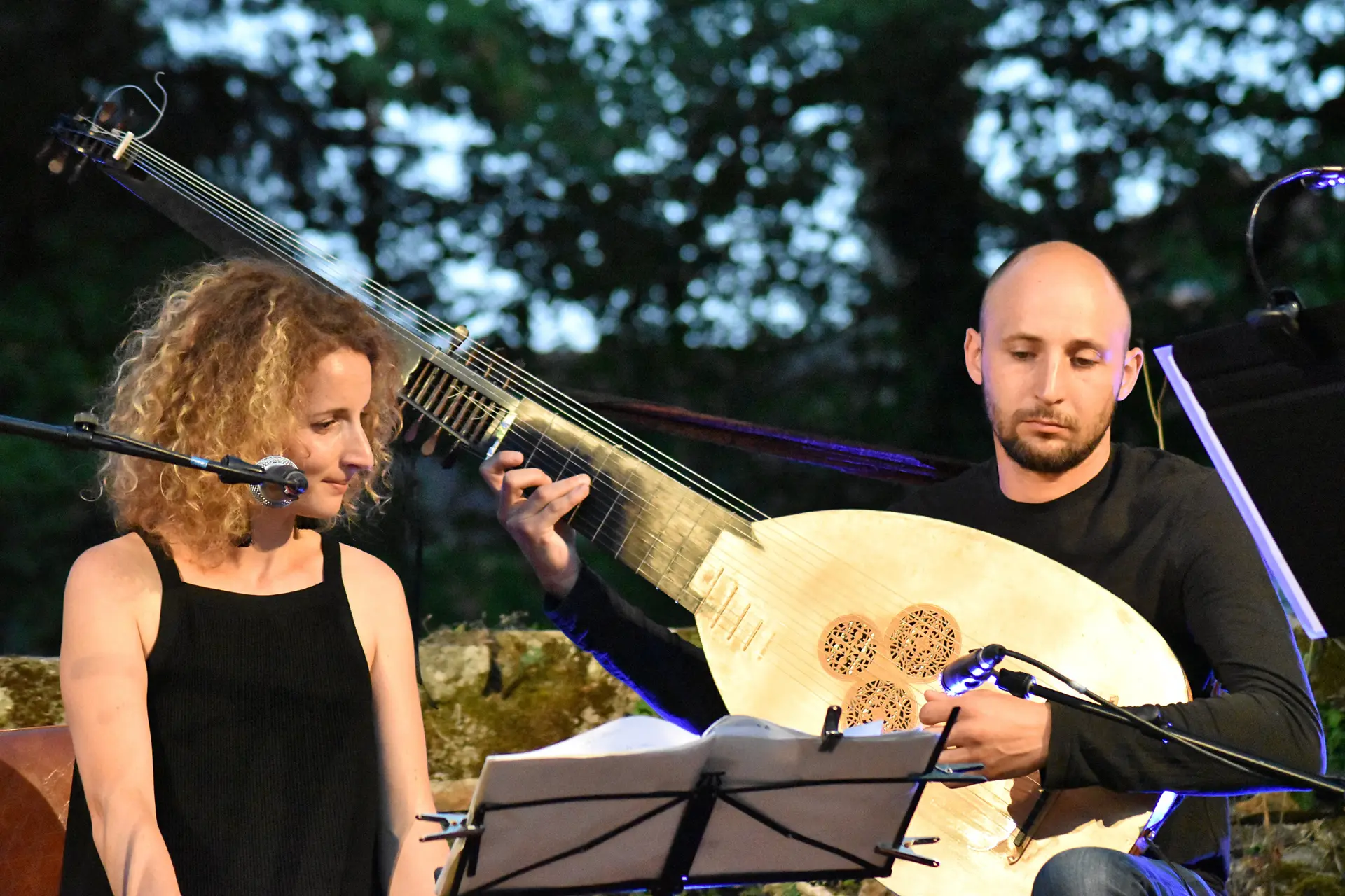 Sarah Lefeuvre et Romain Falik