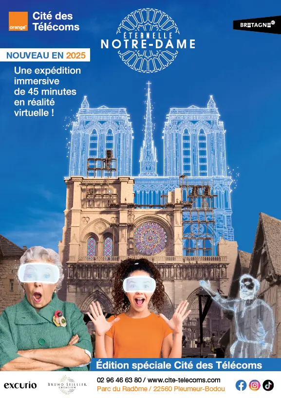 Affiche Éternelle Notre Dame - Edition spéciale Cité des Télécoms
