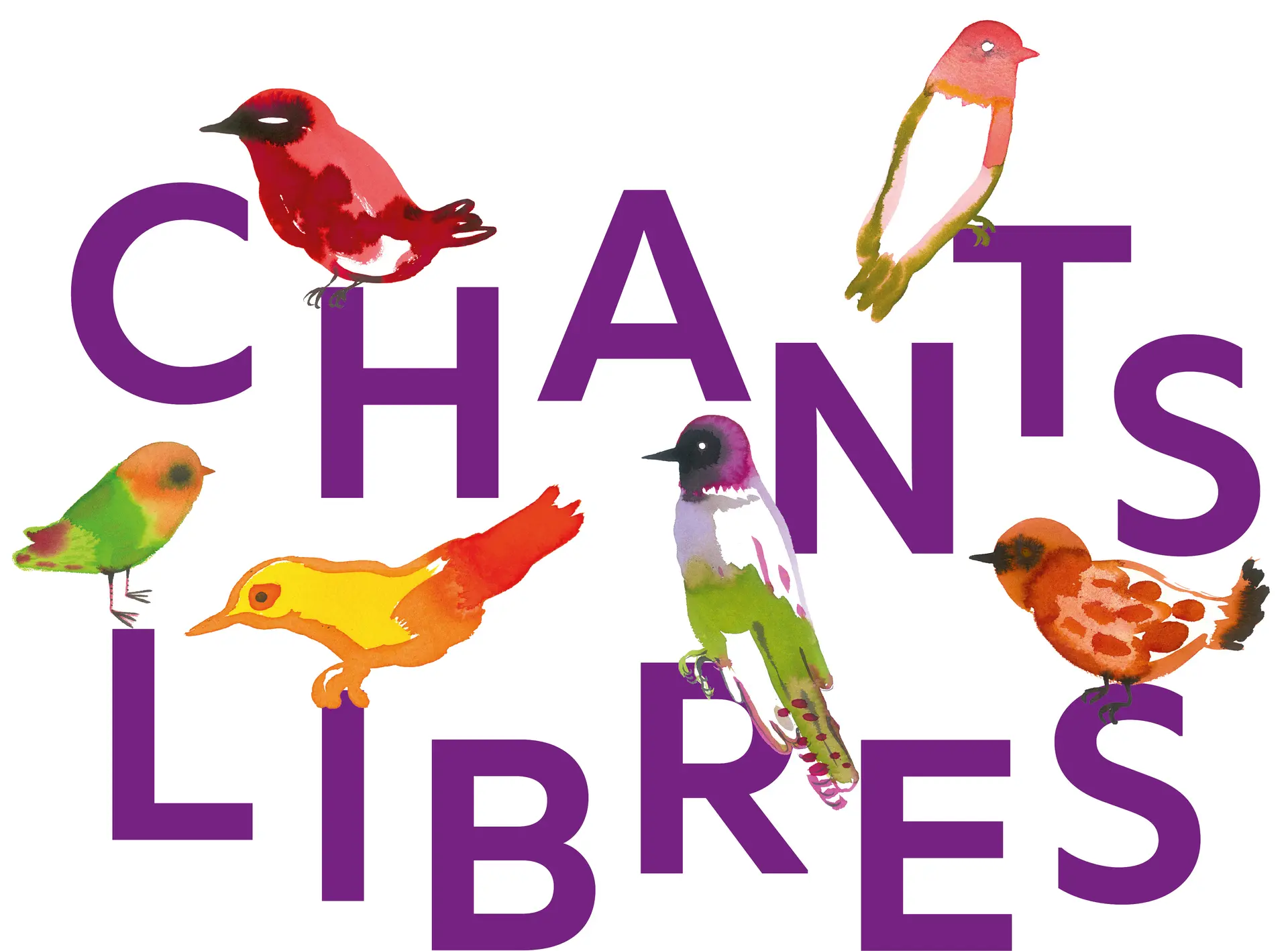 Chants libres vecto oiseaux