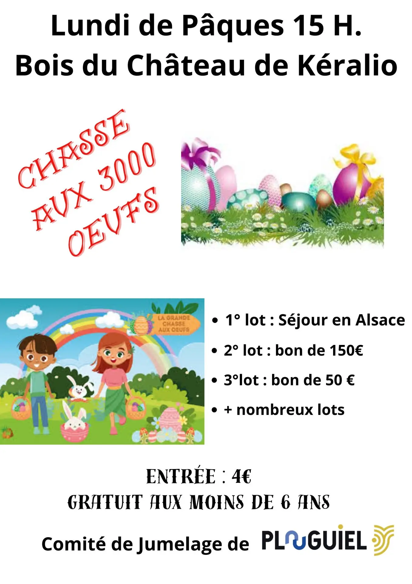 Chasse aux oeufs Plouguiel