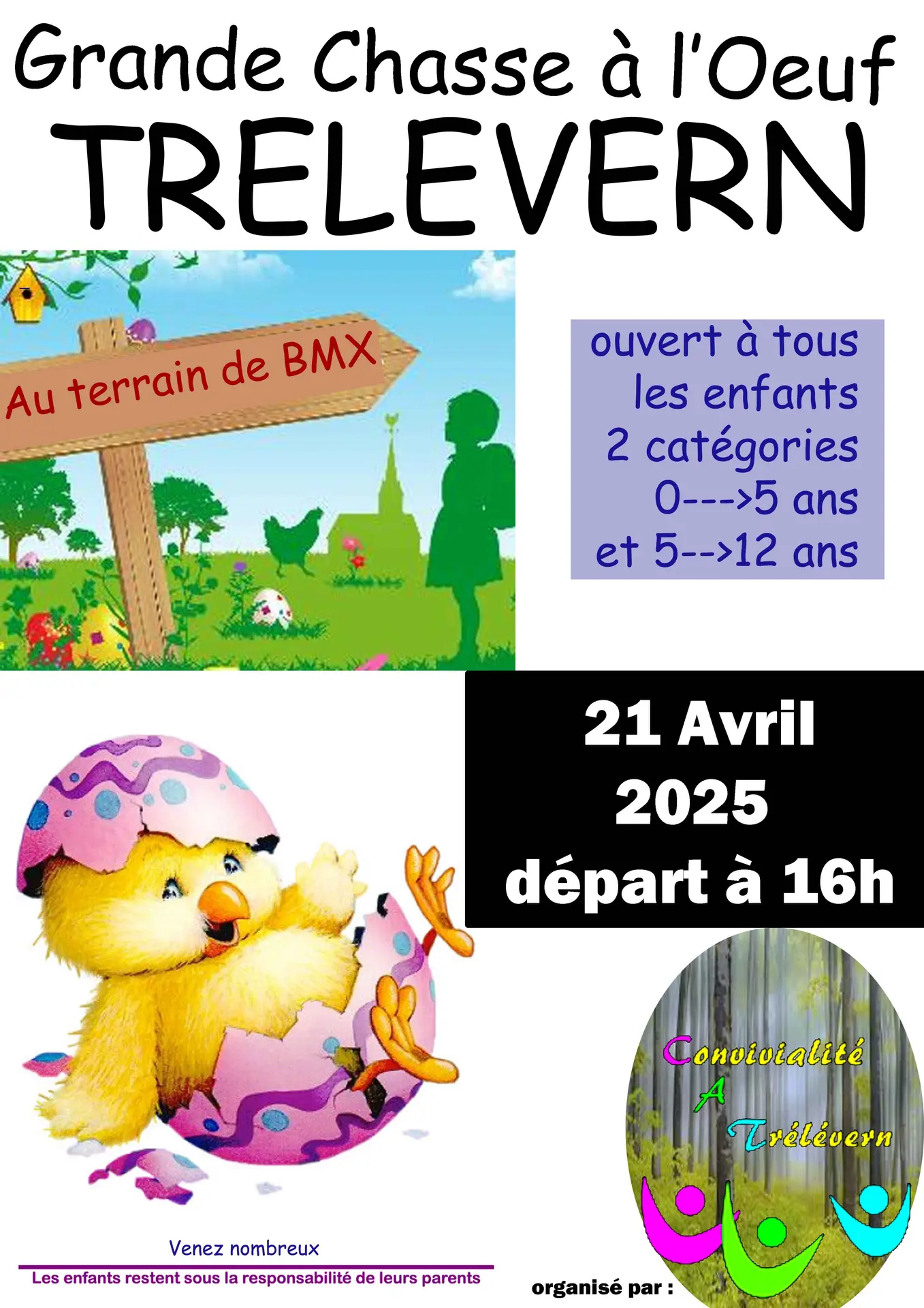 Chasse oeuf Trélévern