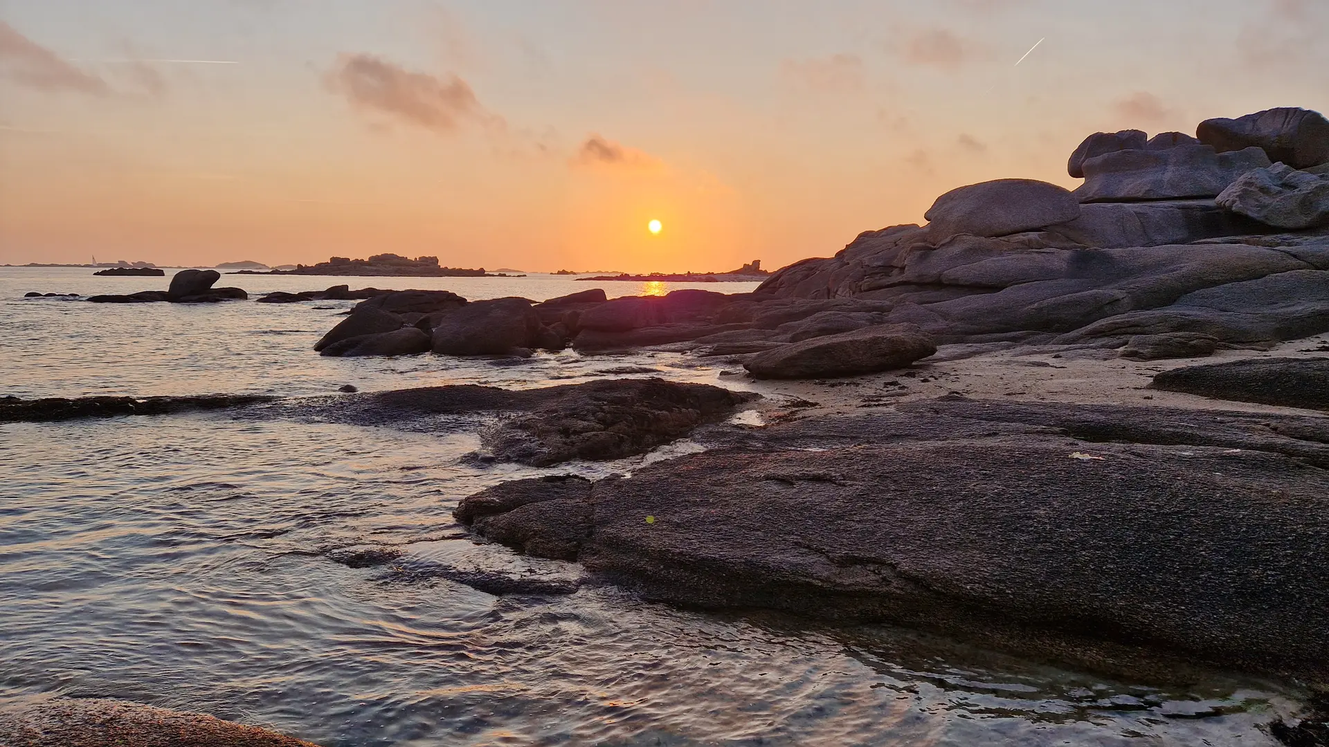 Coucher de soleil à Trébeurden