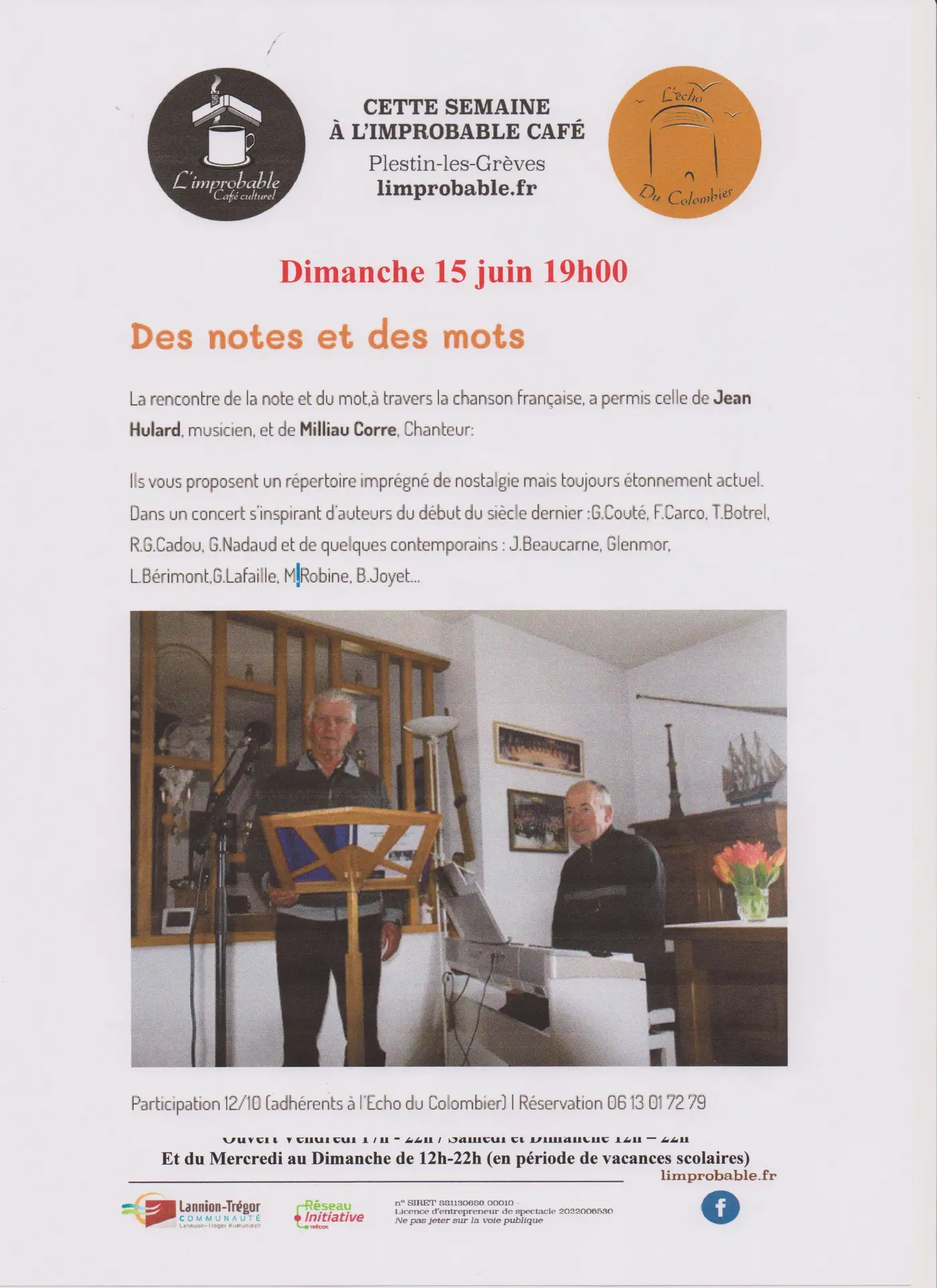 DES NOTES ET DES MOTS